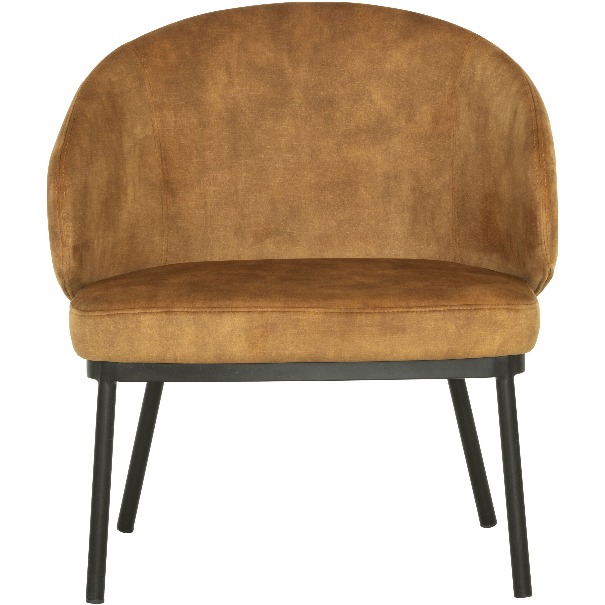 Echo Black / Nono Tapenade Gold Lounge Chair